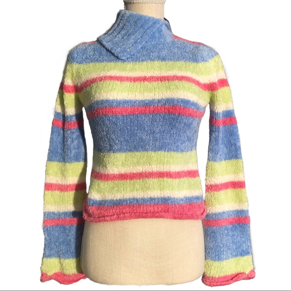 VTG Glittery Striped Sweater